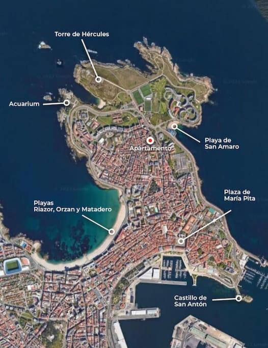 Apartamento Torre De Hercules A Coruña Dış mekan fotoğraf