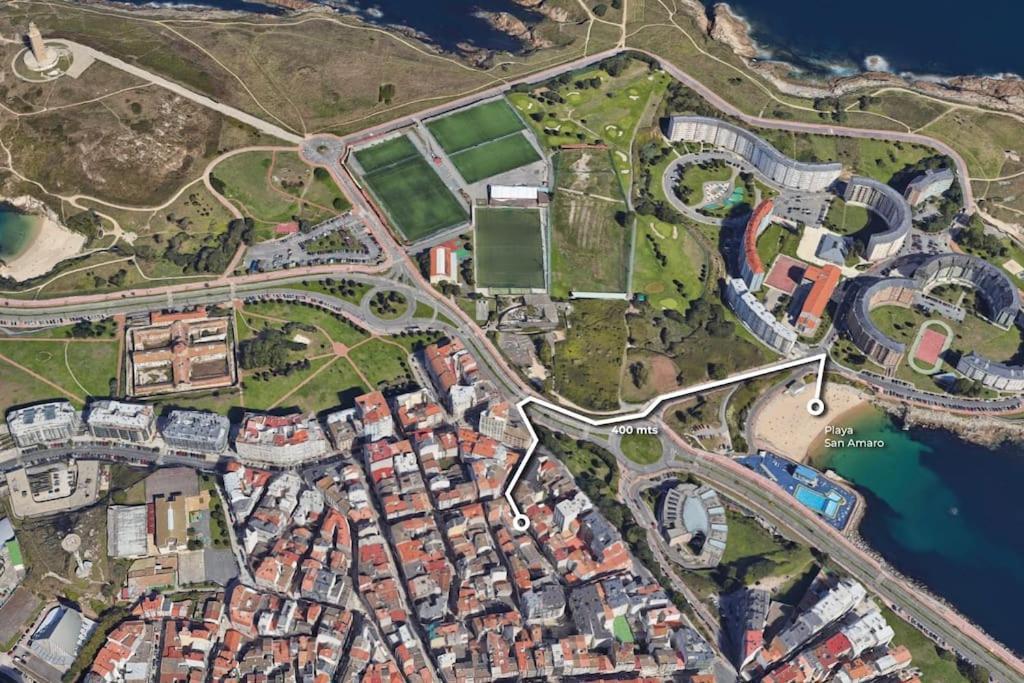 Apartamento Torre De Hercules A Coruña Dış mekan fotoğraf